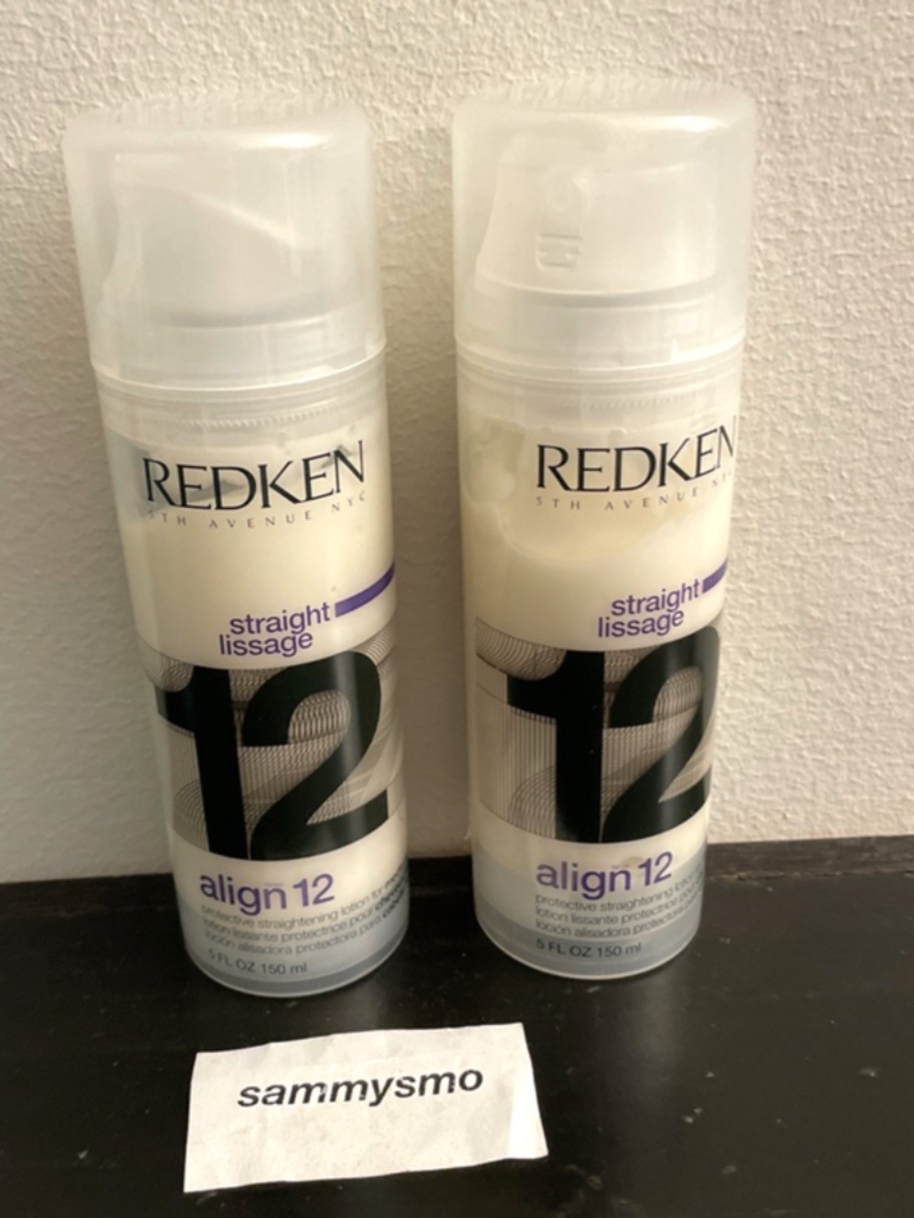 Redken Straight Align 12 Protective Straightening Lotion 5 oz x2 Discontinued